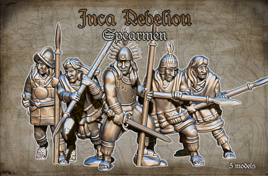 28mm Inca Rebellion Spearmen