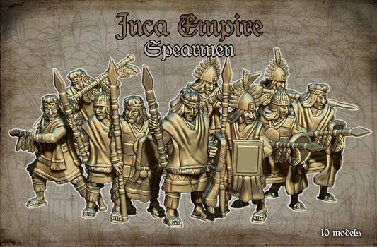 28mm Inca Empire Spearmen