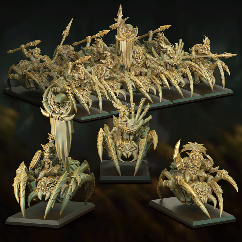 FOREST GOBLIN SPIDER RIDERS
