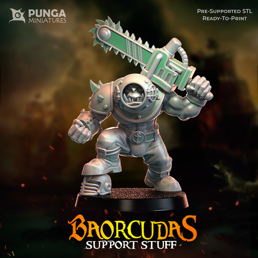 28mm Baorcudas Chainsaw Star Player
