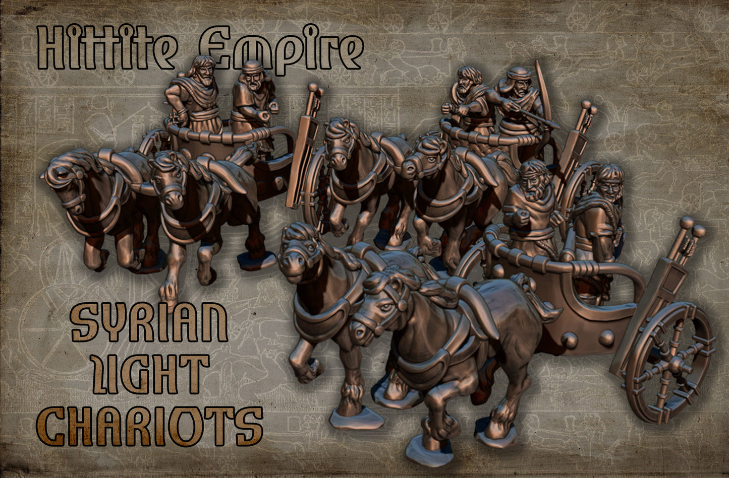 28mm Syrian Light Chariots