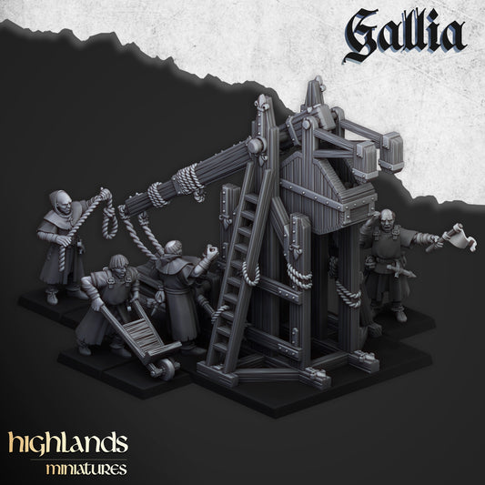28mm Medieval Trebuchet - Gallia