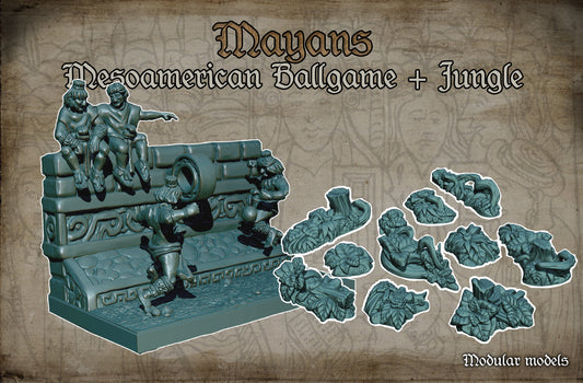 28mm Mayan Jungle and Ball Game