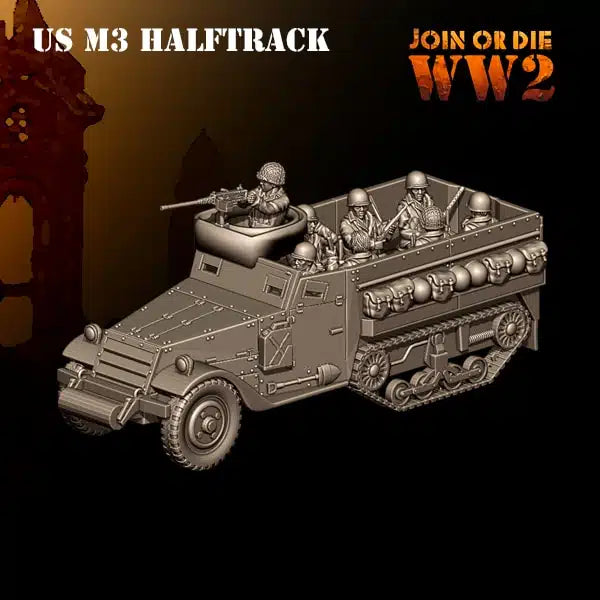 28mm US Army M3 Halftrack