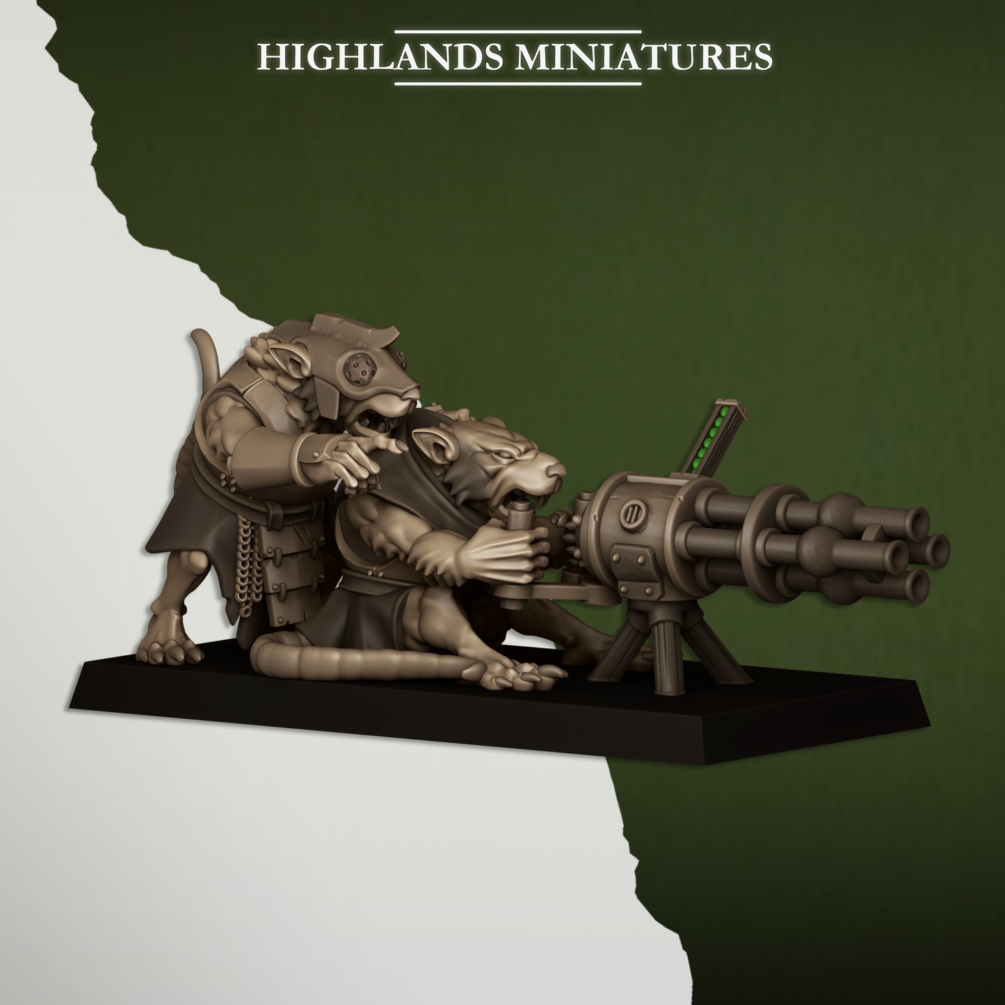 28mm Vermin Weapon Teams - Sewer Vermin
