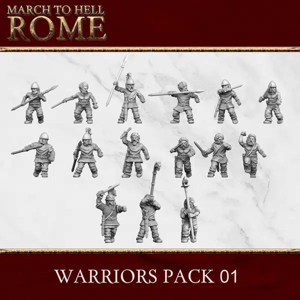 15mm Celtic Warriors