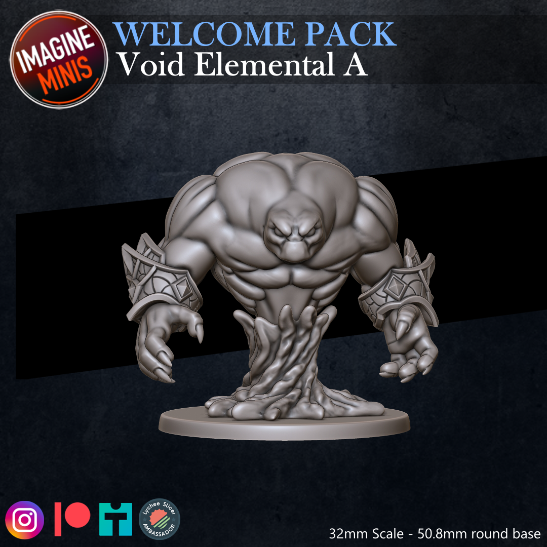 Role-Playing Miniatures - Void Elemental A