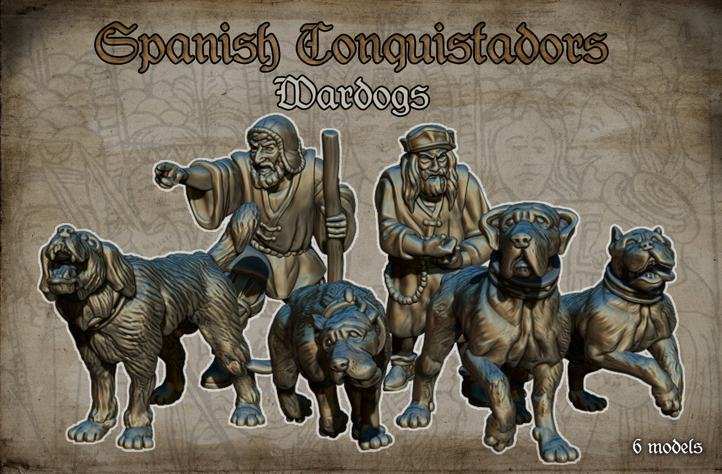 28mm Spanish Conquistador Wardogs