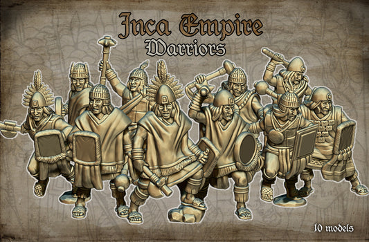28mm Inca Empire Warriors