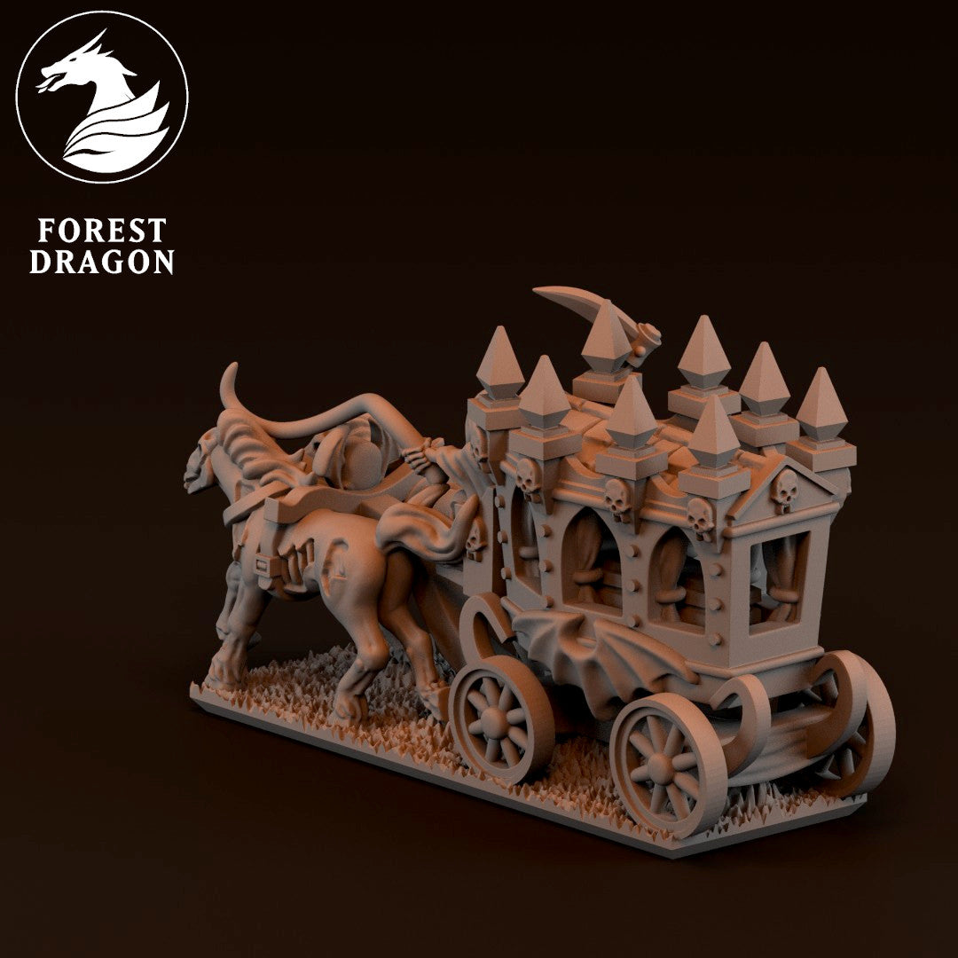 Vampire Lords - 10mm Baleful Carriage