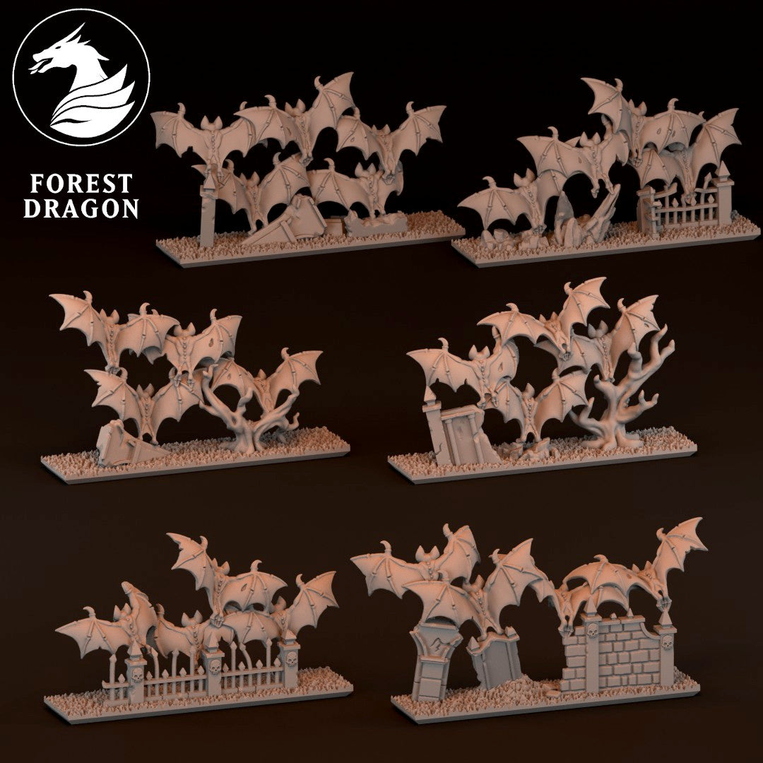 Vampire Lords - 10mm Bat Regiment