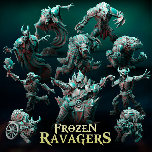 28mm Frozen Ravager Support Staff