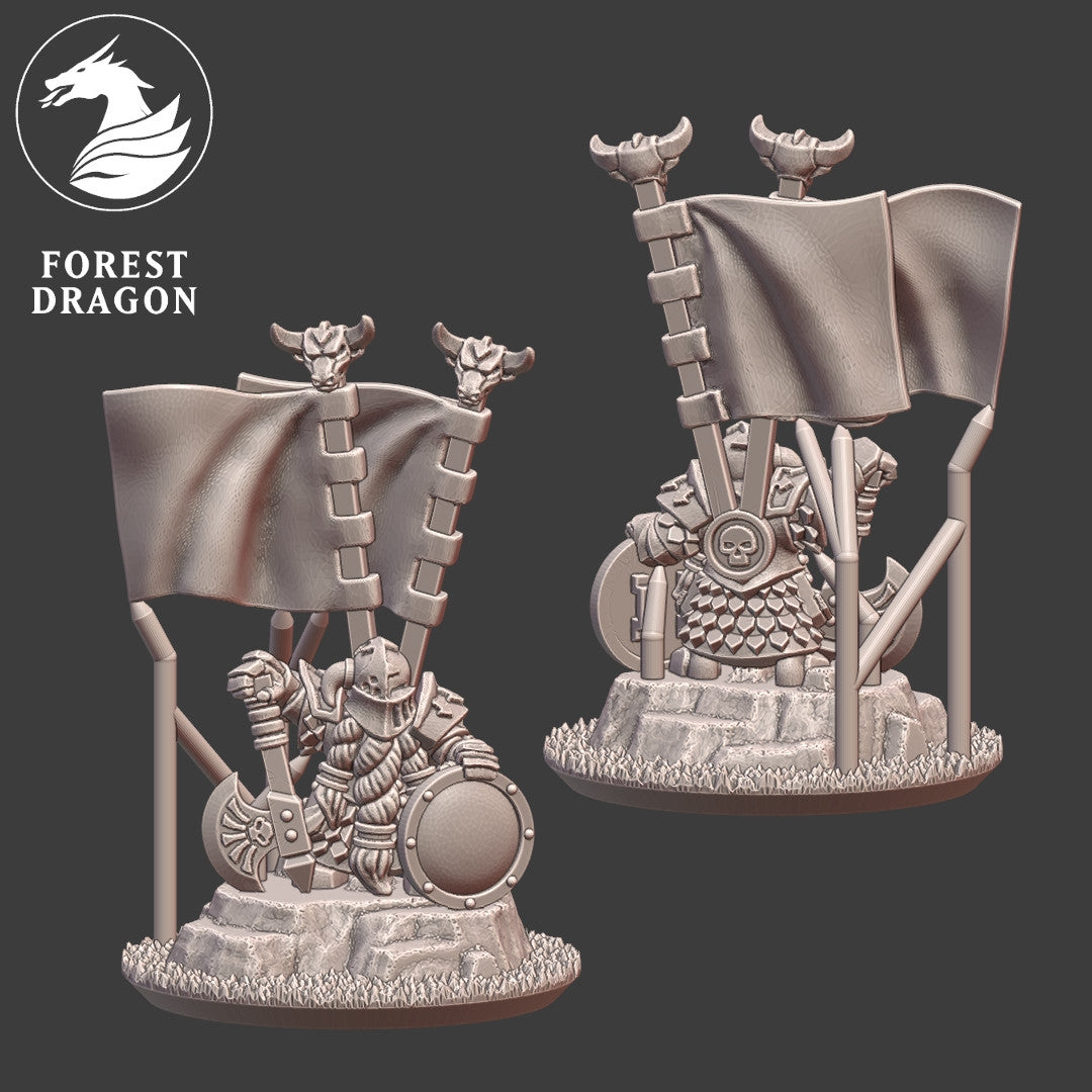 Dwarf Demonsmiths - 10mm Exalted Lord on Foot