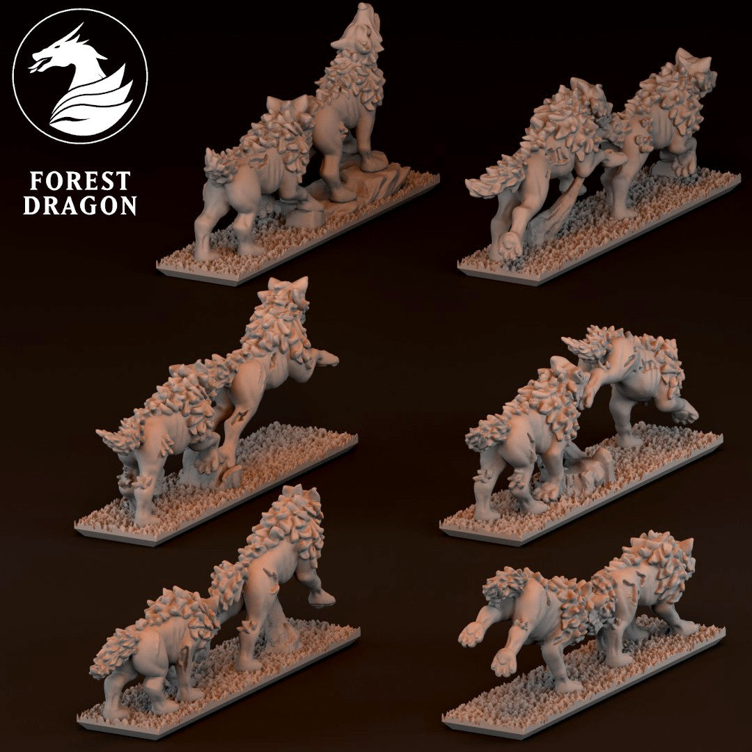 Vampire Lords - 10mm Dire Wolf Regiment