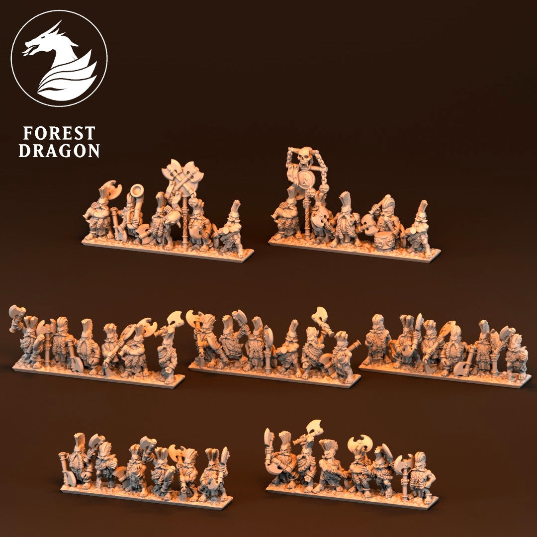 Dwarven Lords - 10mm Berserker Regiment