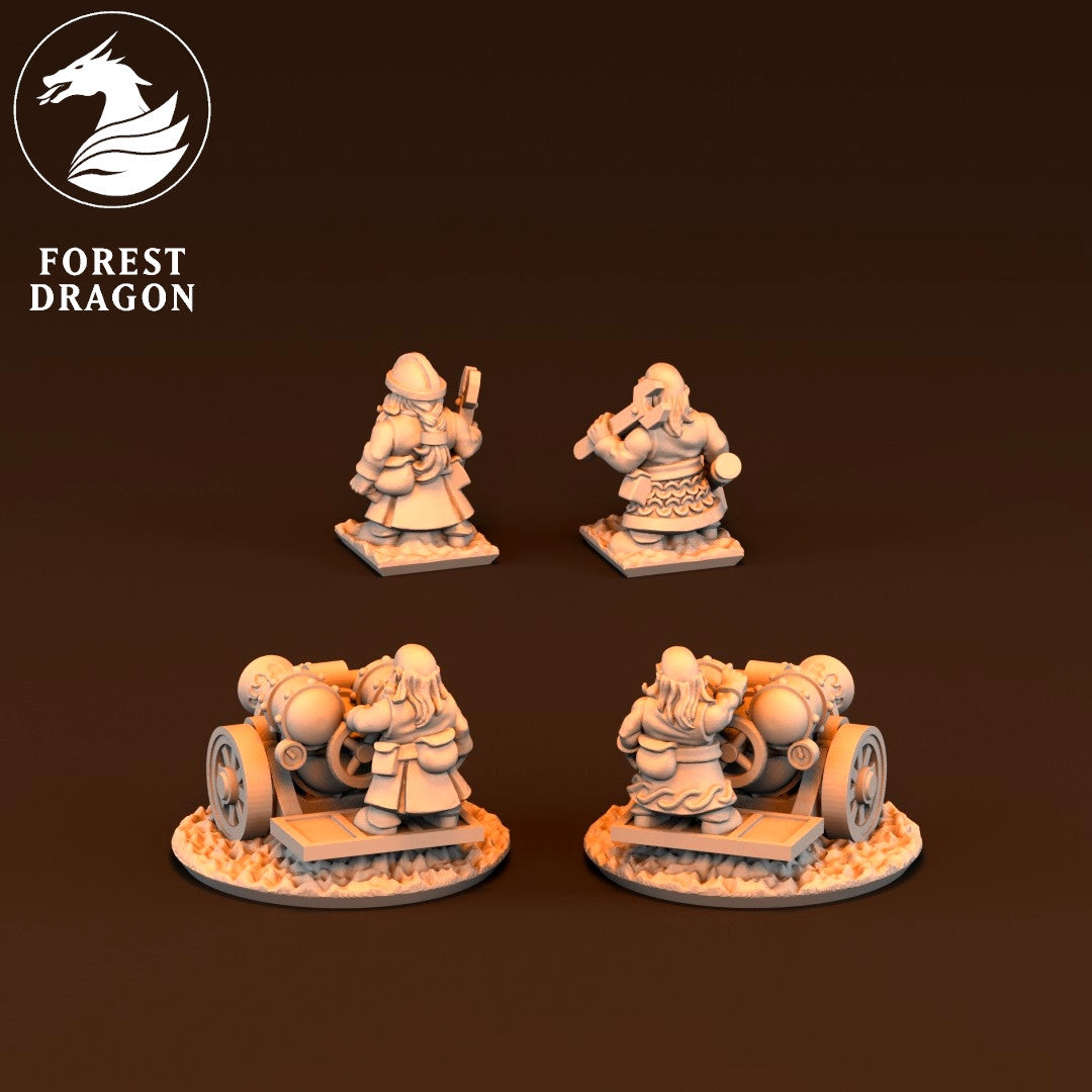 Dwarven Lords - 10mm Fire Thrower Regiment