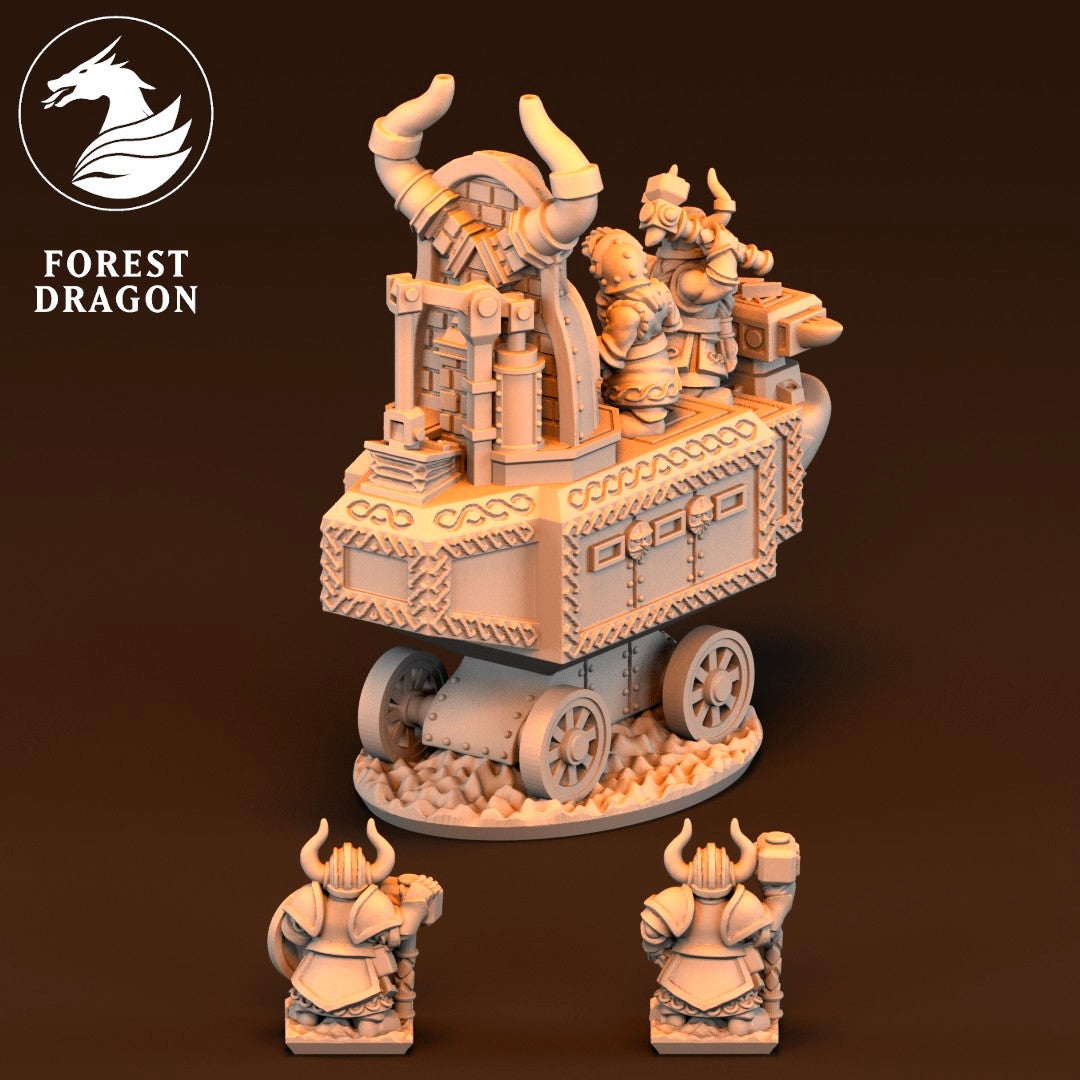 Dwarven Lords - 10mm Great Anvil
