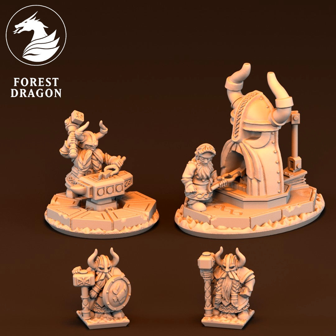 Dwarven Lords - 10mm Great Anvil