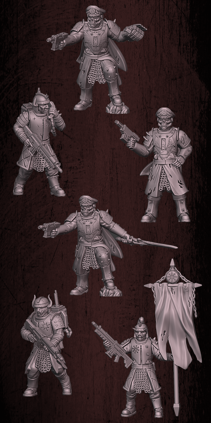 28mm Officer Section