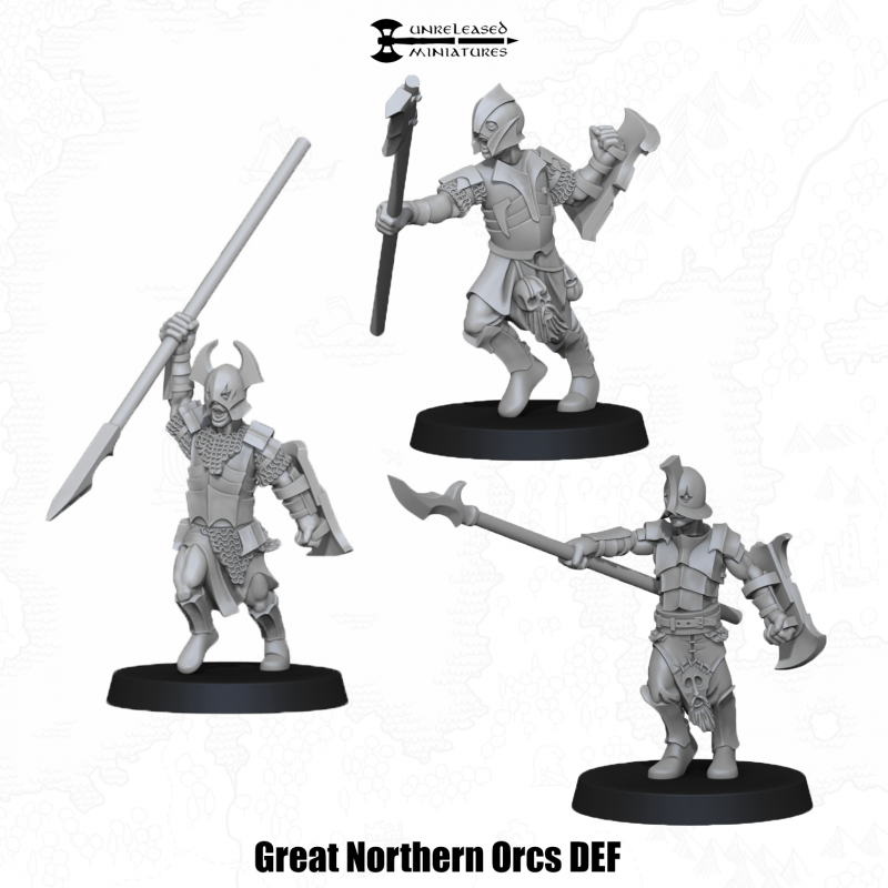 28mm Great Northern Orcs DEF