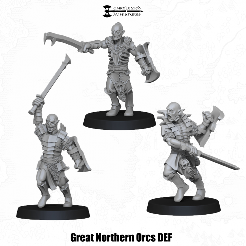 28mm Great Northern Orcs DEF