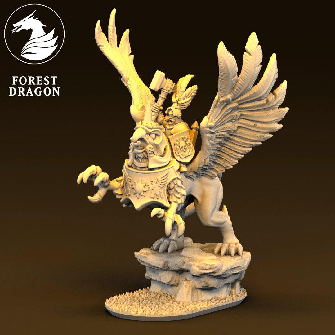 Imperial Empire - 10mm Hero on Griffon