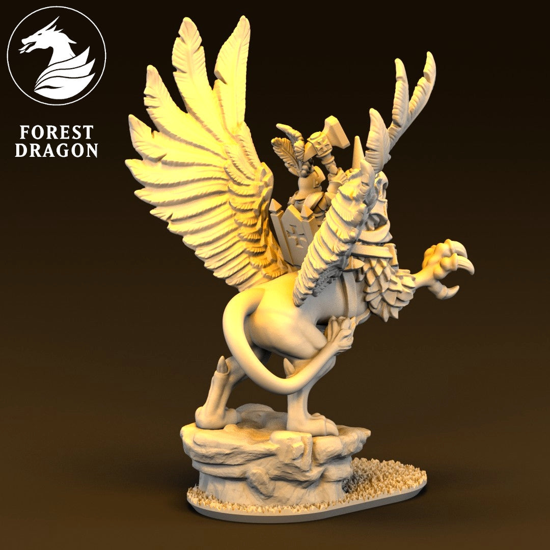 Imperial Empire - 10mm Hero on Griffon