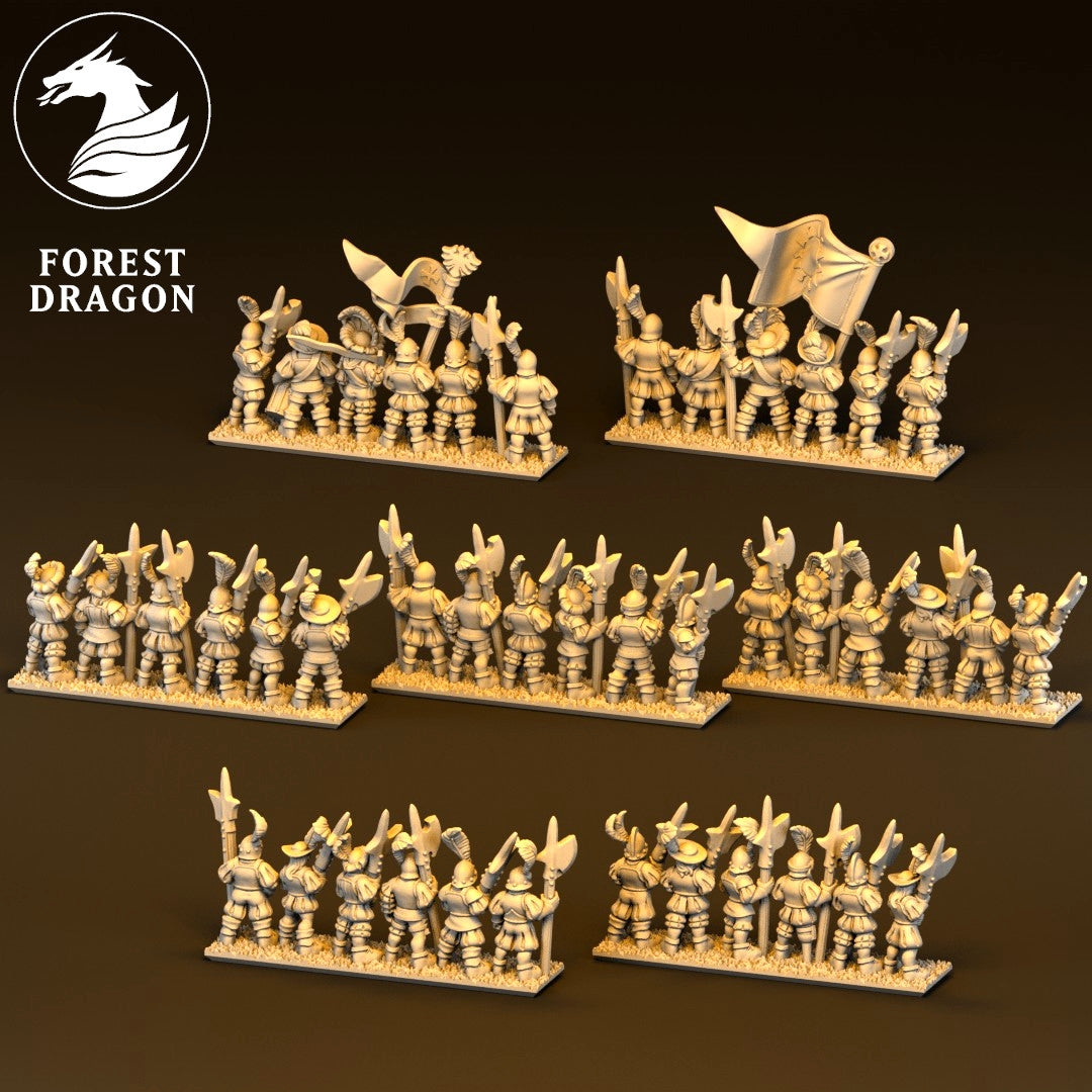 Imperial Empire - 10mm Halberdier Regiment