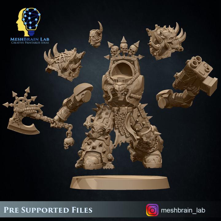 Doom Marines Terminators | Chaos | 32mm | Meshbrain Labs