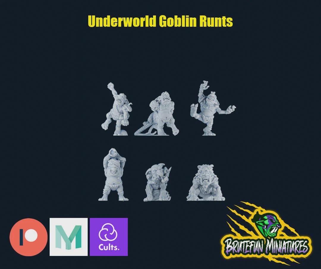 Underworld Team | Fantasy Football | Rat Team | Brutefun Miniatures