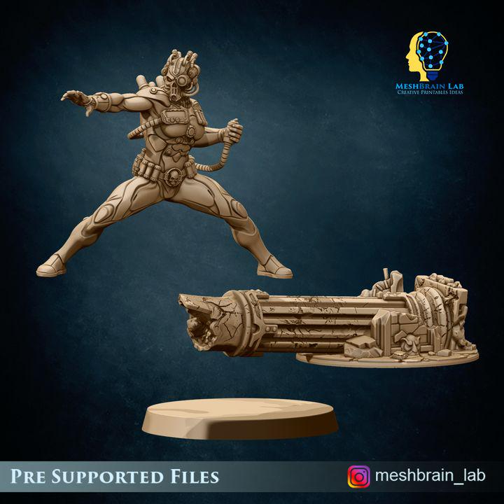 Imperial Psychic Assassin | Imperial Marines | Inquisition | 32mm | Meshbrain Labs