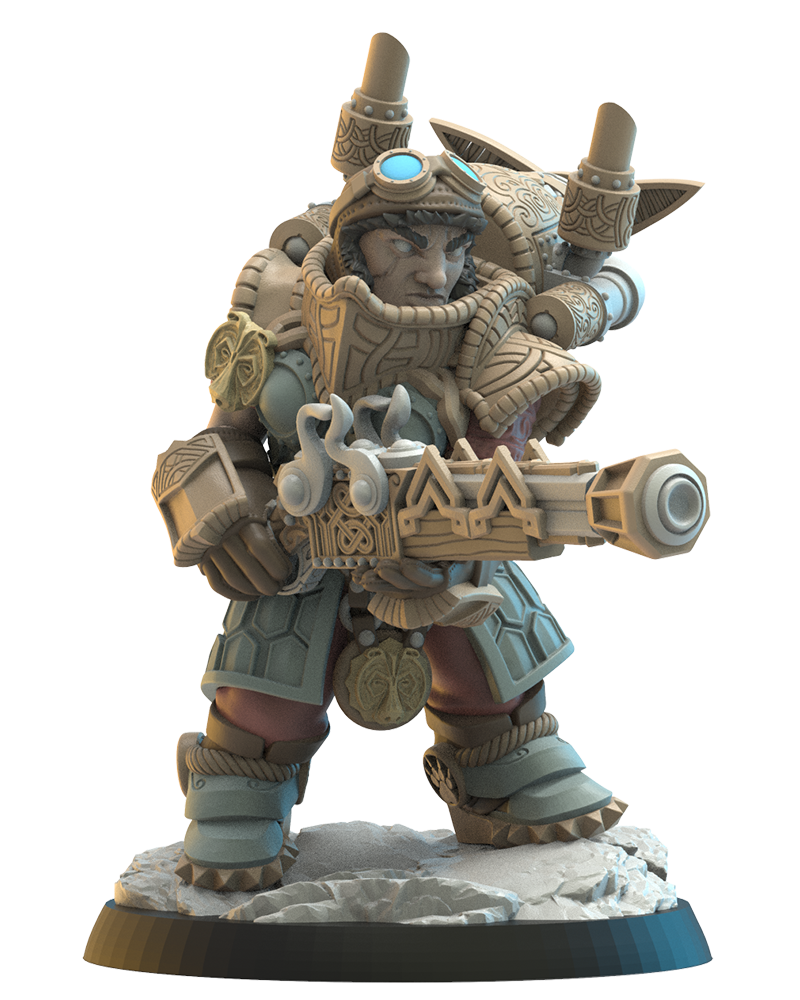 28mm Inga, Engineer Captain