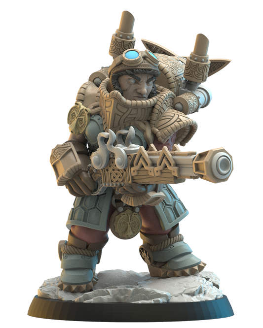 28mm Inga, Engineer Captain