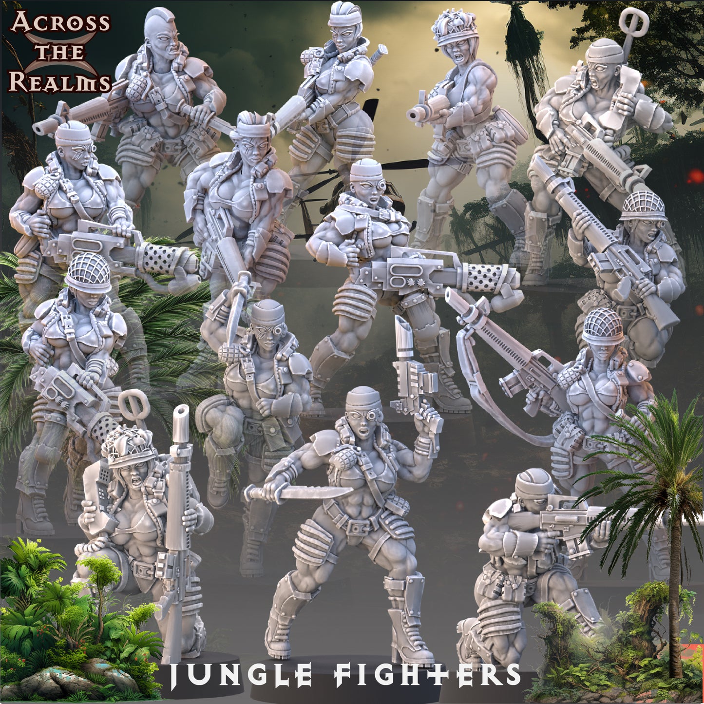 28mm Jungle Fighters