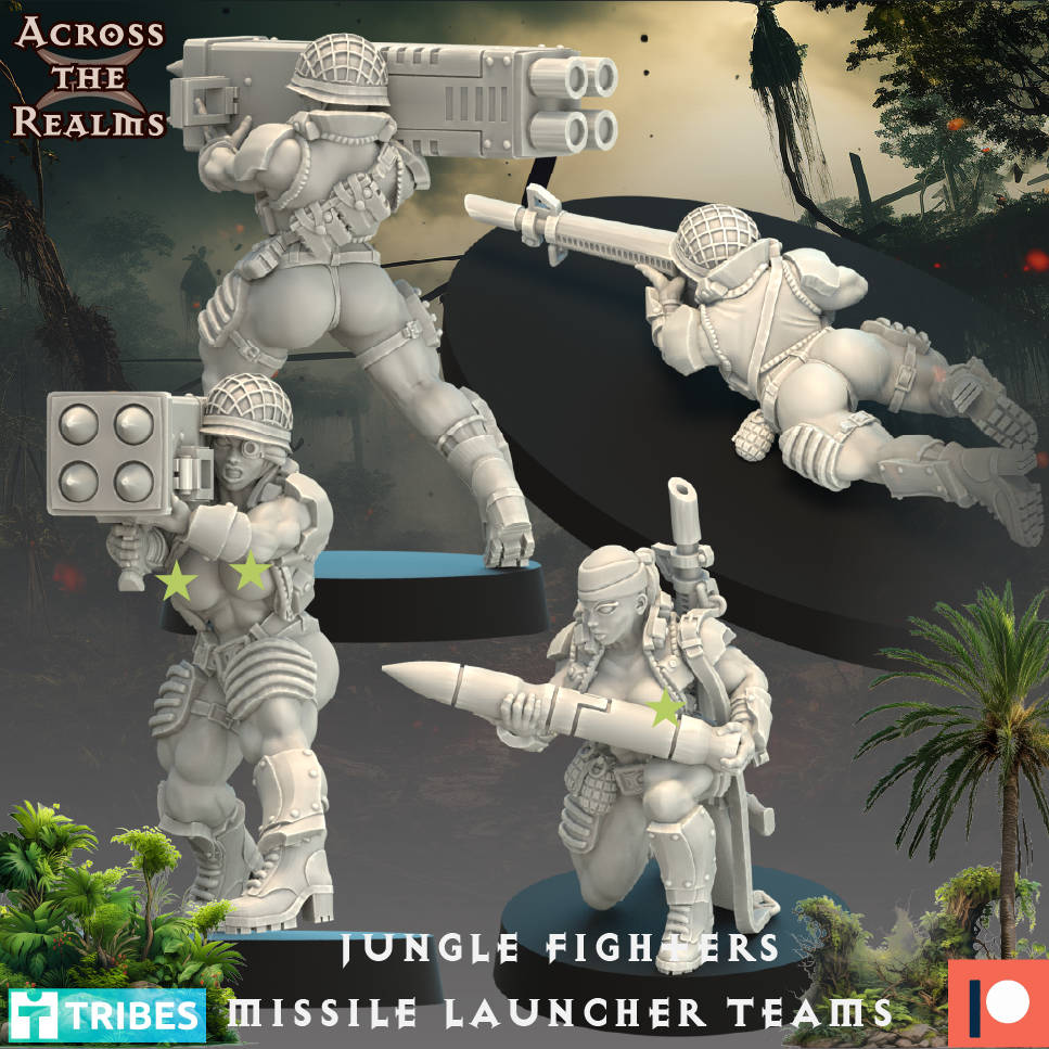 28mm Jungle Fighters Missile Launcher Teams