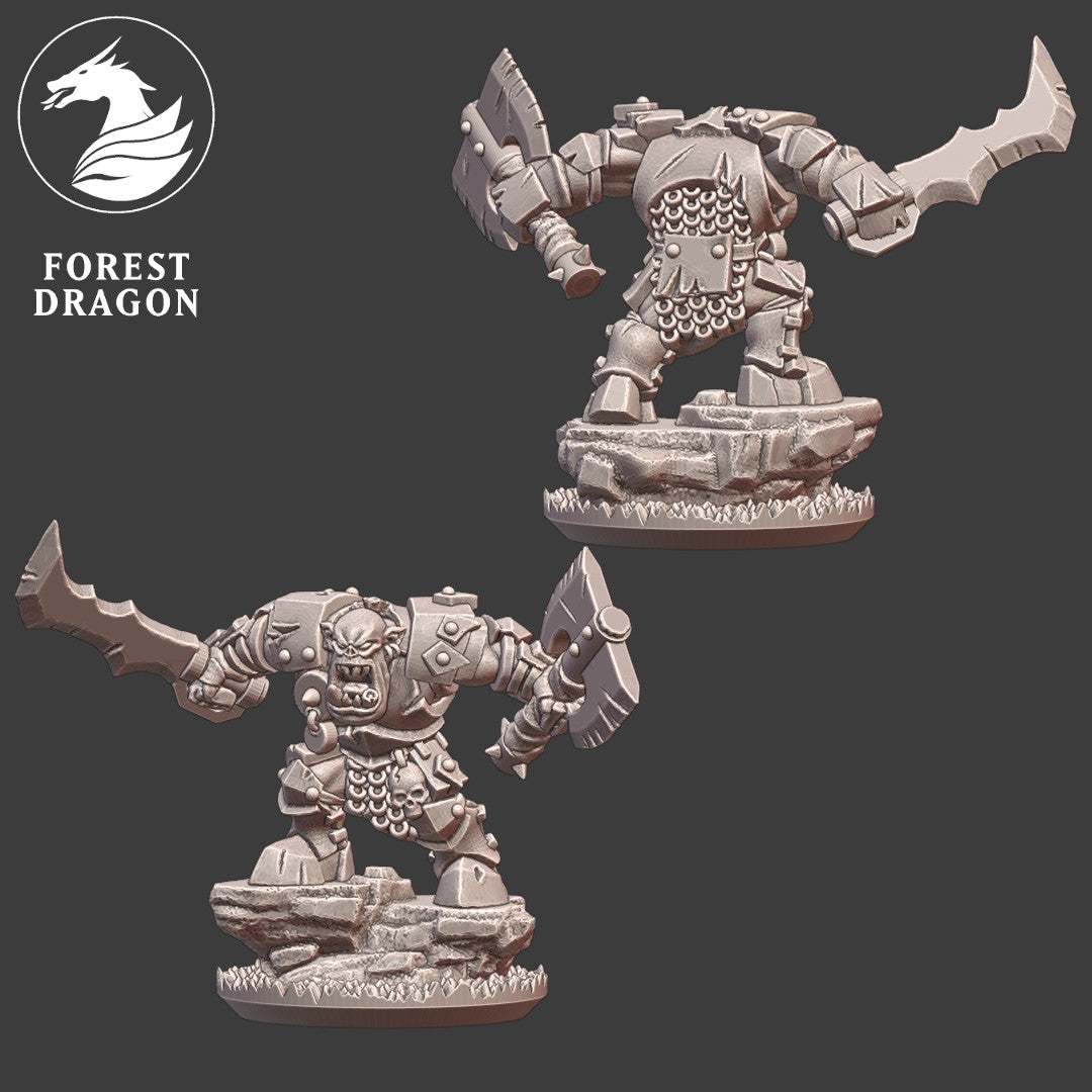 Orcs & Goblins - 10mm Orc Hero