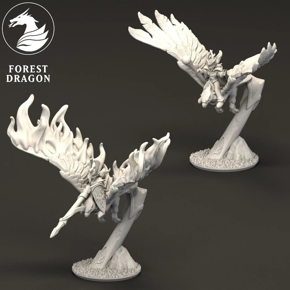 Aurethil Court - Eagle Mage & Pheonix Hero