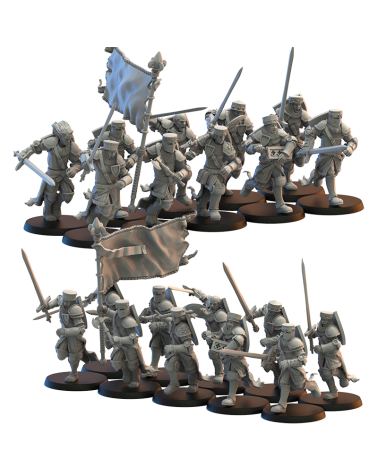 28mm Rangers On Foot