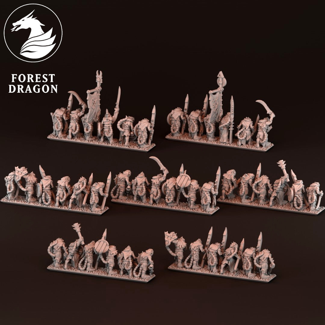 Under Empire Ratmen - 10mm Warrior Regiment