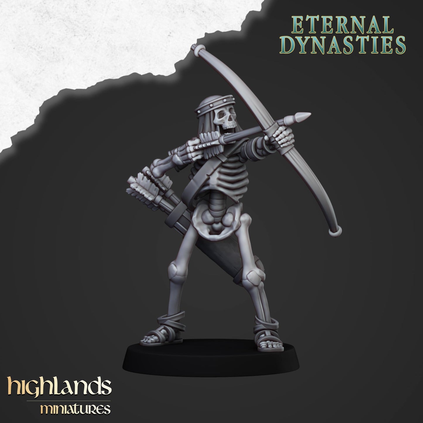 28mm Ancient Skeletons with Bows - Eternal Dynasties