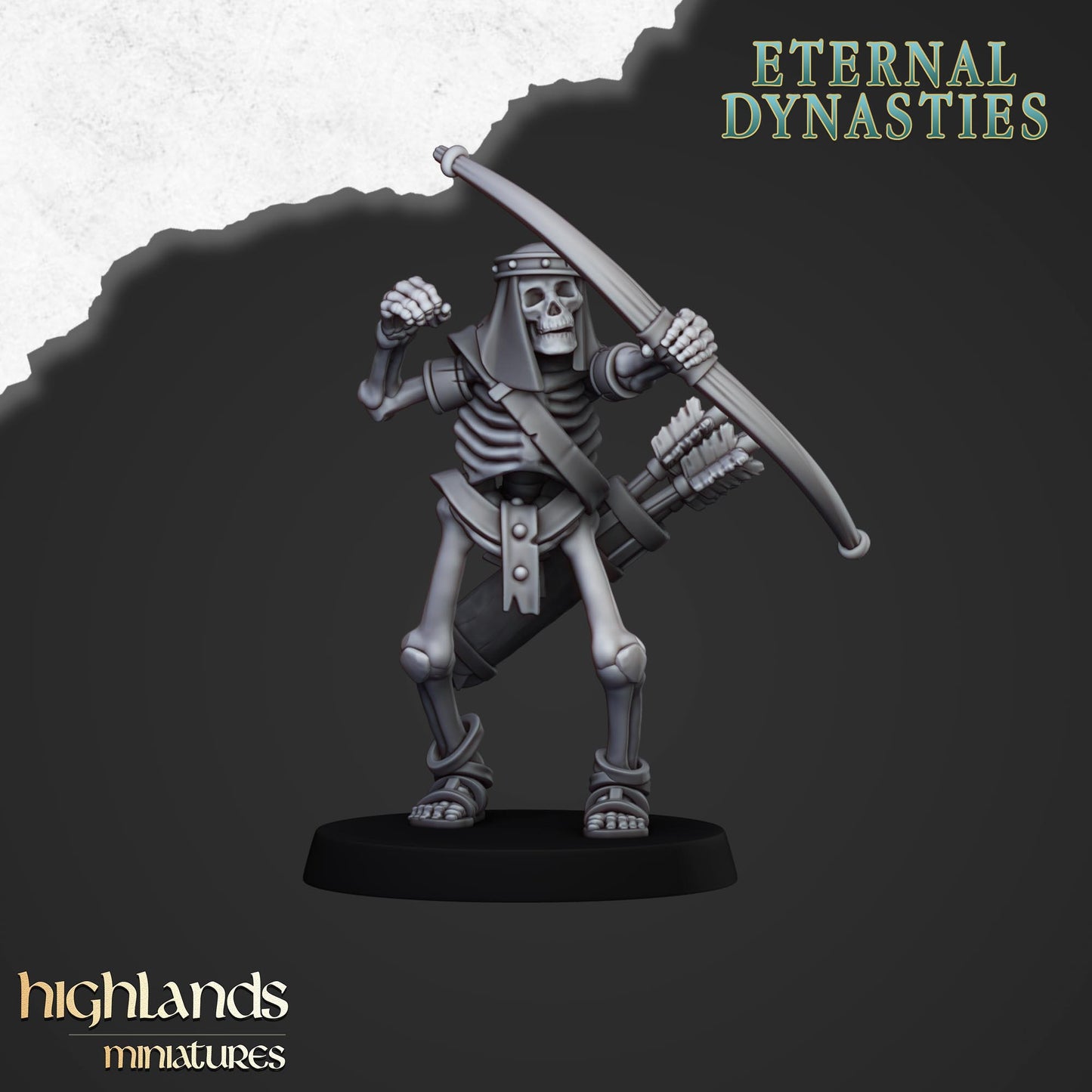 28mm Ancient Skeletons with Bows - Eternal Dynasties