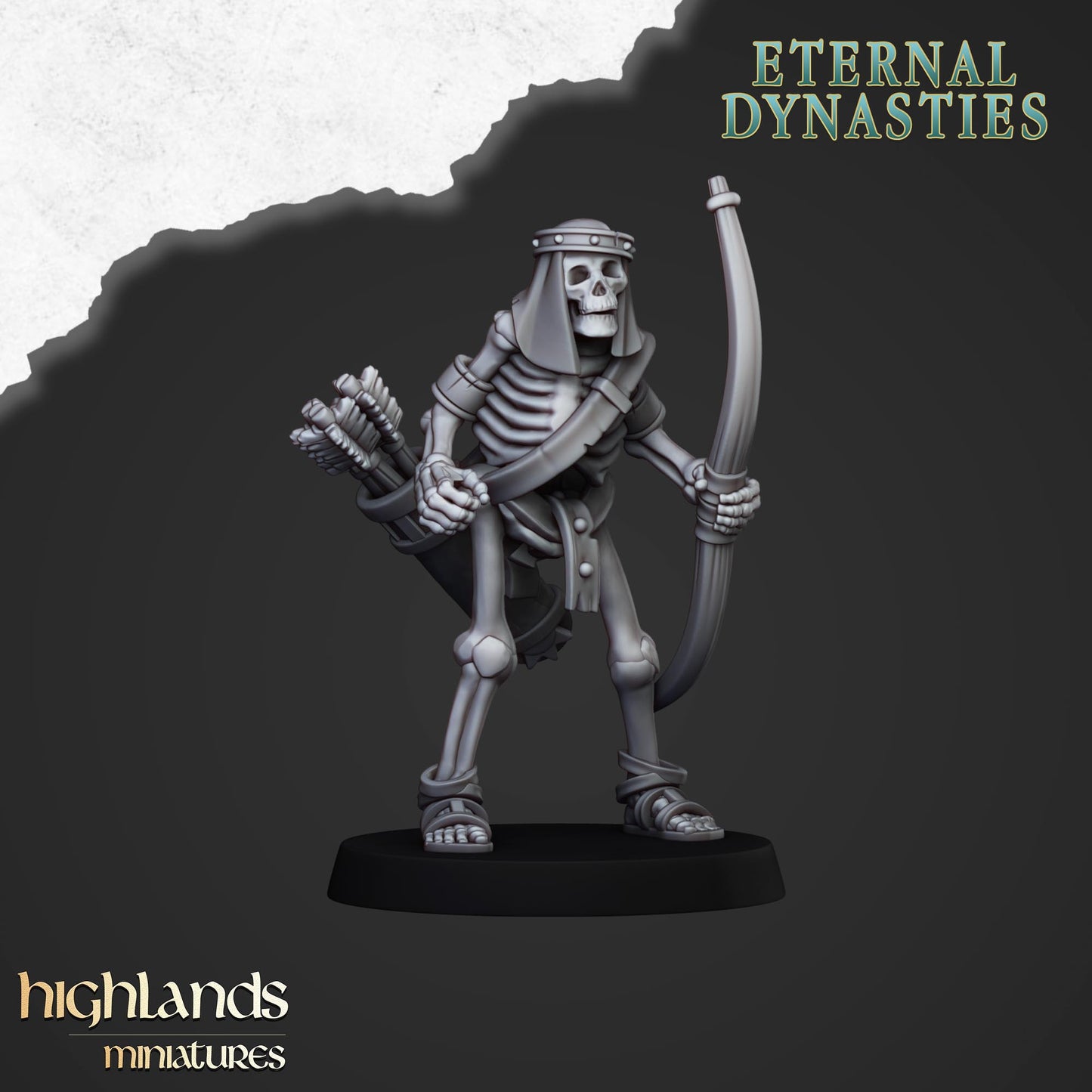 28mm Ancient Skeletons with Bows - Eternal Dynasties