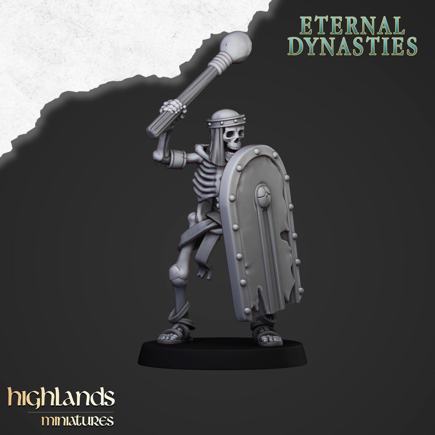 28mm Ancient Skeletons with Hand Weapons - Eternal Dynasties