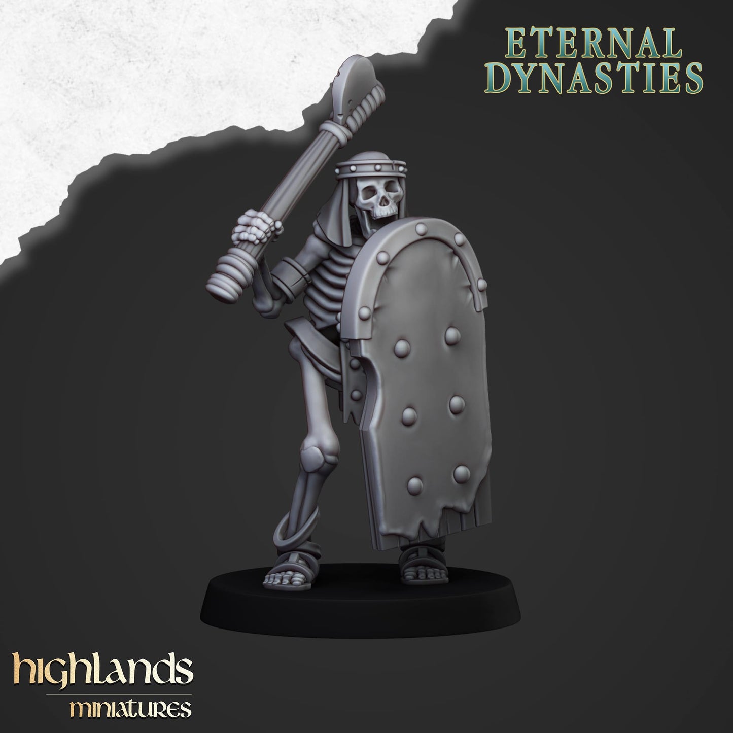 28mm Ancient Skeletons with Hand Weapons - Eternal Dynasties