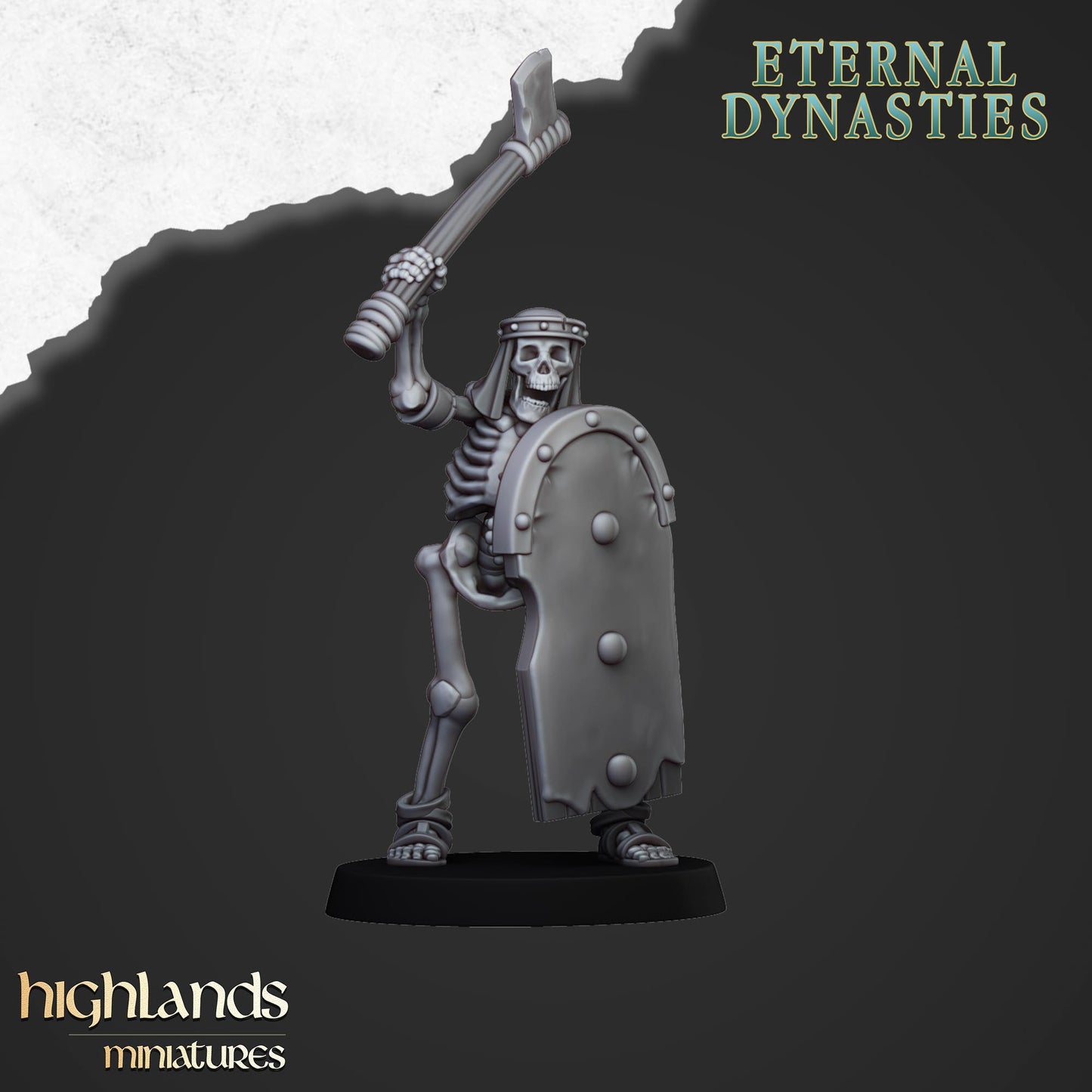 28mm Ancient Skeletons with Hand Weapons - Eternal Dynasties