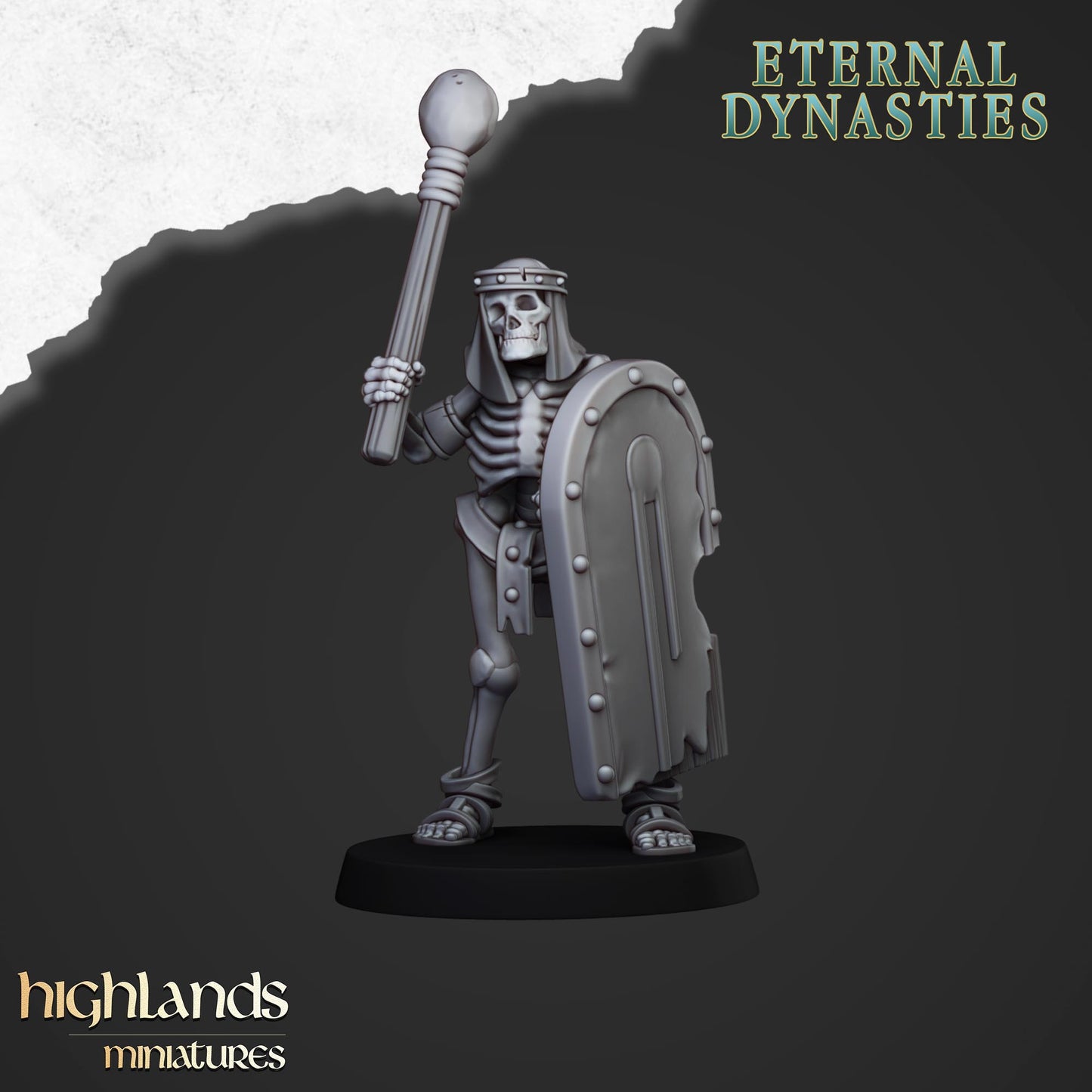 28mm Ancient Skeletons with Hand Weapons - Eternal Dynasties