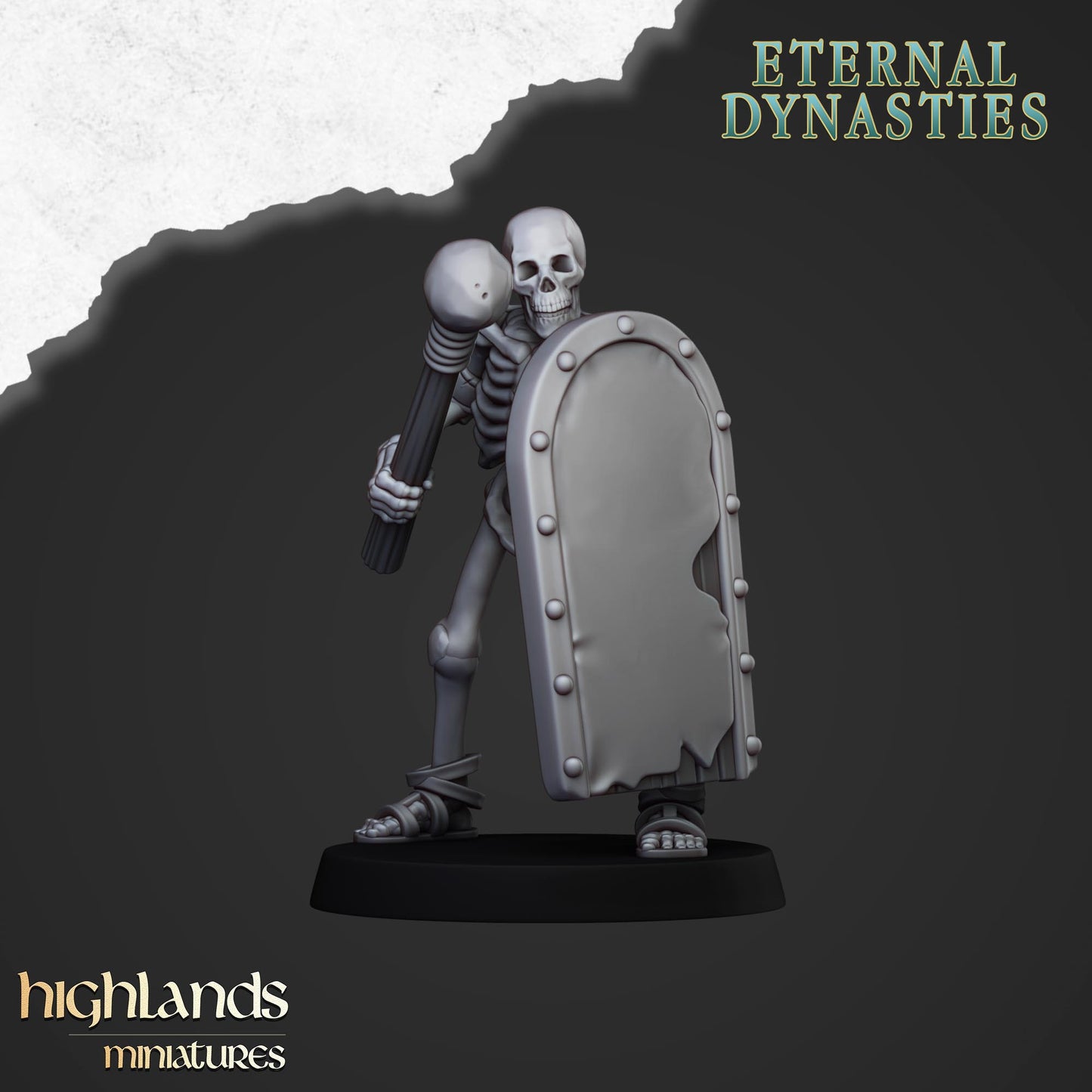 28mm Ancient Skeletons with Hand Weapons - Eternal Dynasties
