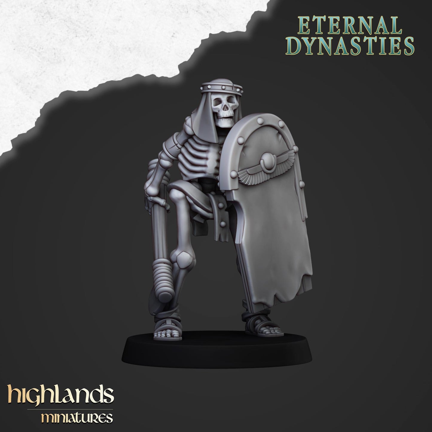 28mm Ancient Skeletons with Hand Weapons - Eternal Dynasties