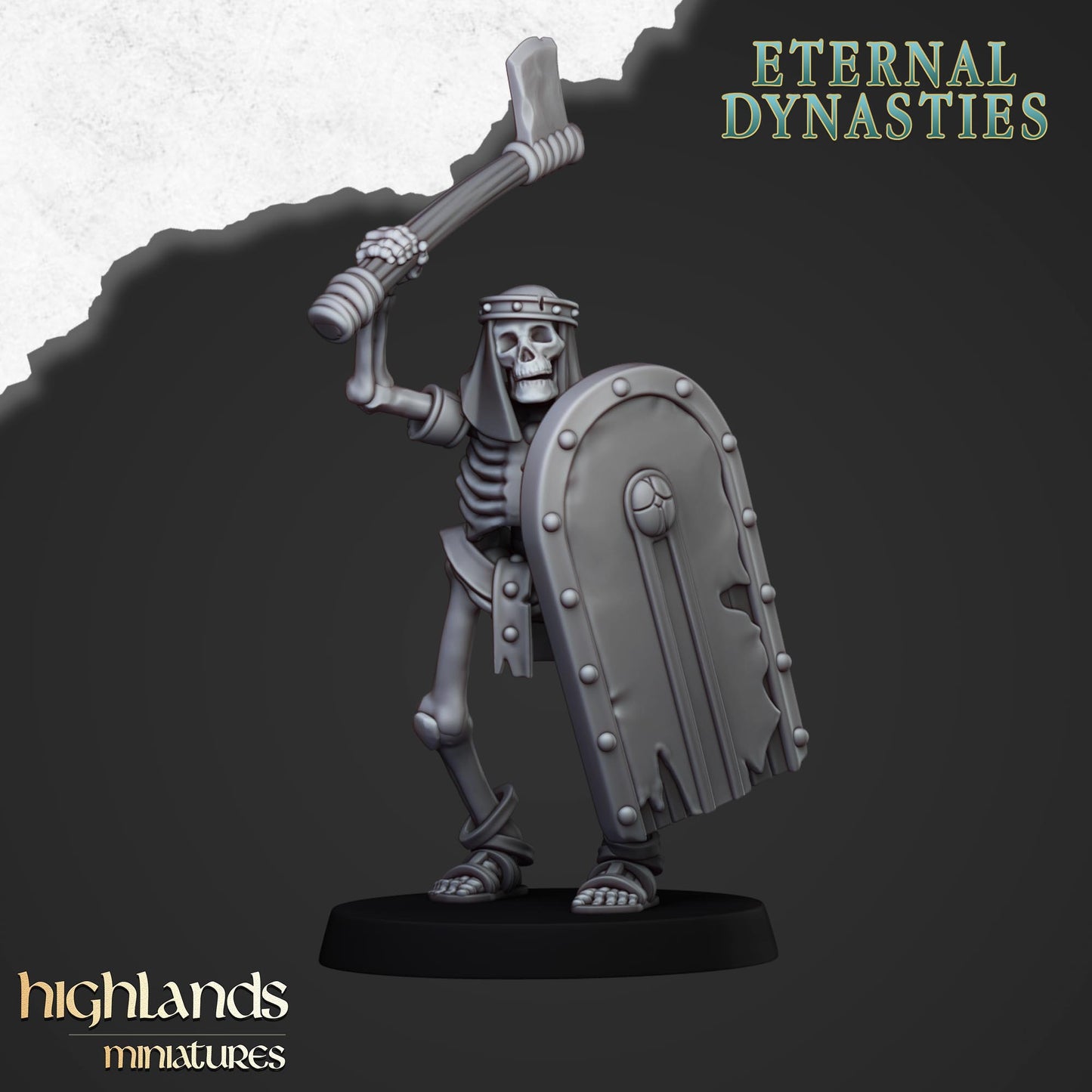 28mm Ancient Skeletons with Hand Weapons - Eternal Dynasties