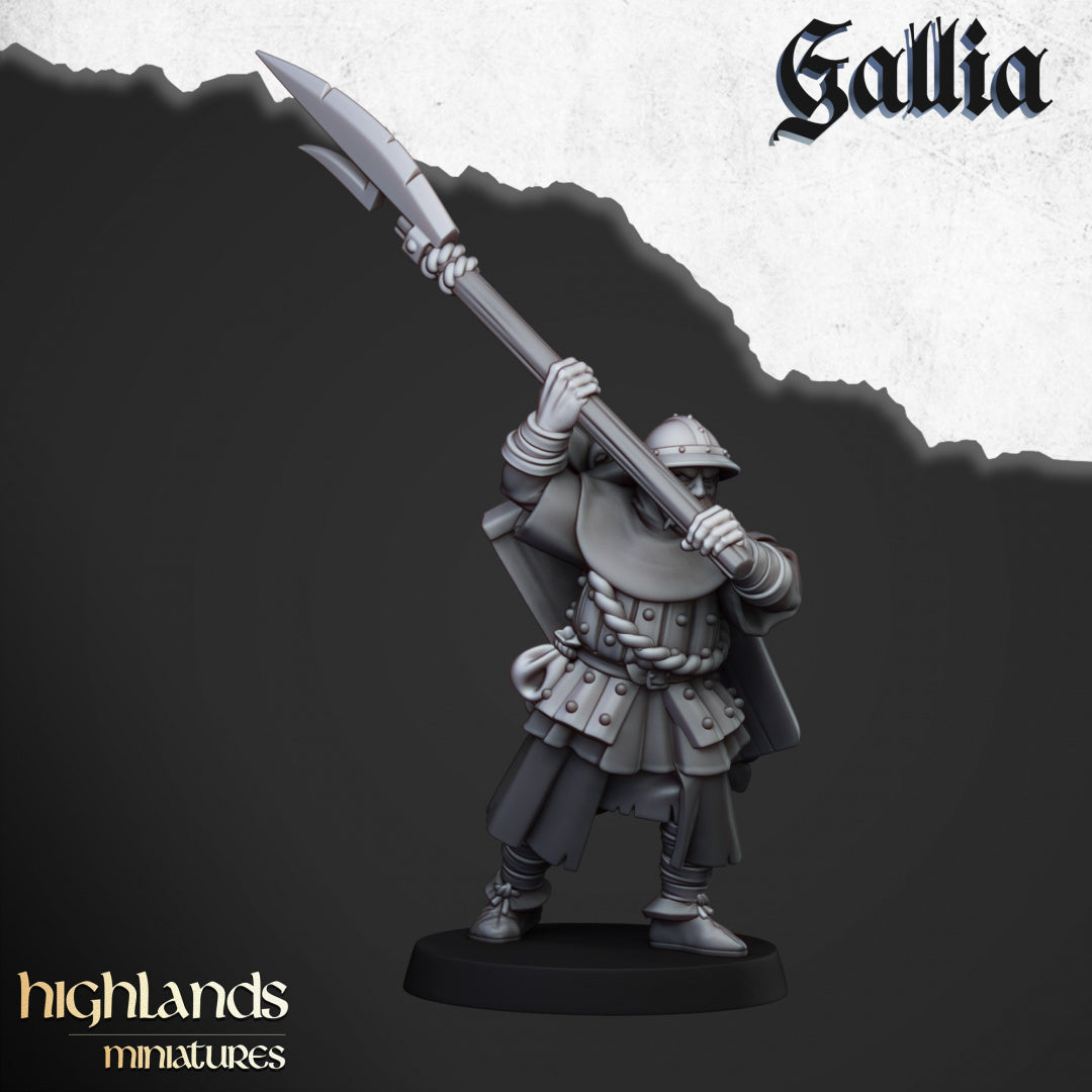 28mm Halberdiers - Gallia